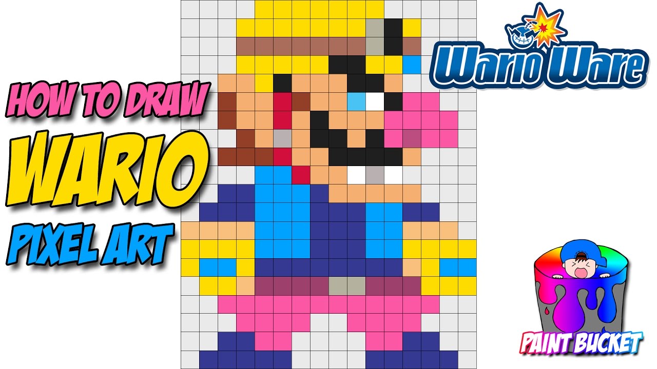 Wario Pixel Art