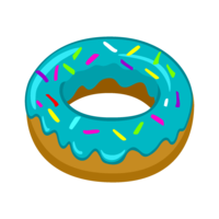 Blue donut