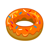 Orange donut