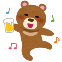 Drunk bear