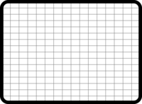 Graph paper style frame Decorative frame