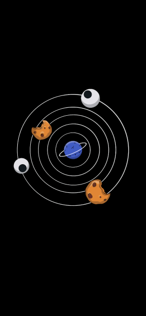 Cookie Solar System (1440×3120)