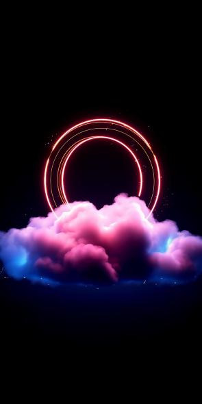 Neon clouds