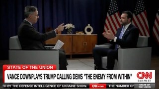 Jake Tapper Pins JD Vance on Trump’s ‘Enemy Within’ Comments in Fiery Exchange | Video