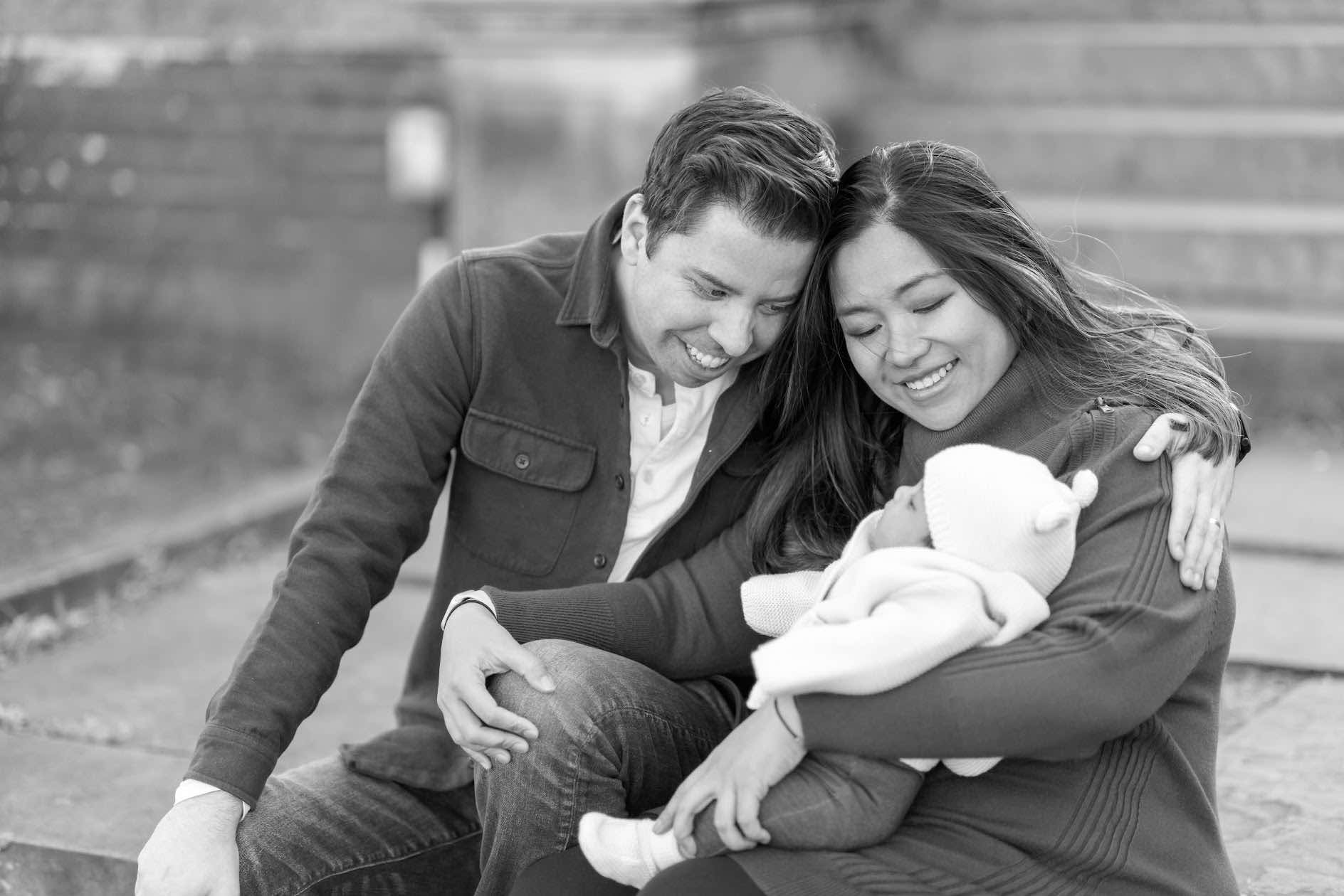 Alexa and Matt with baby