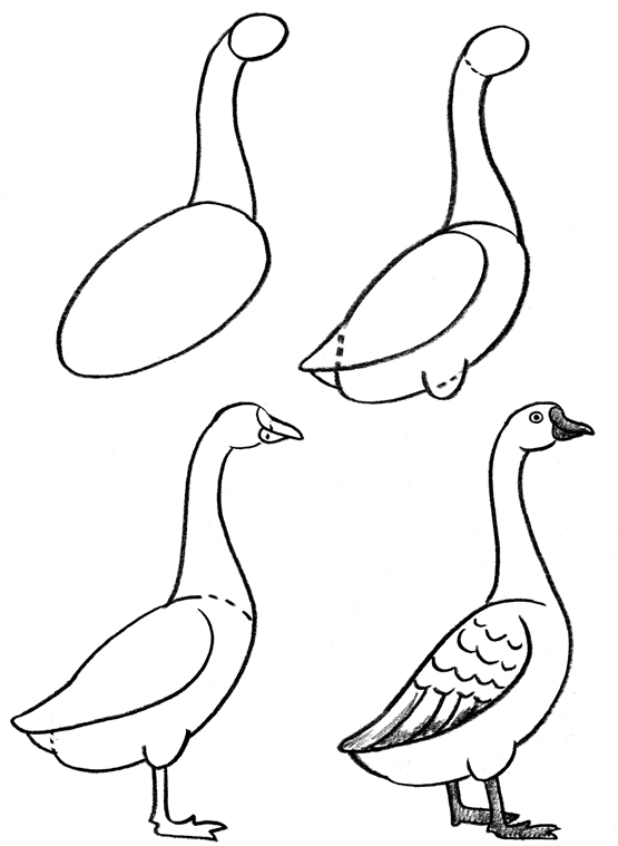 Geese Drawing at GetDrawings Free download