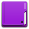 Icône Dossier, violet