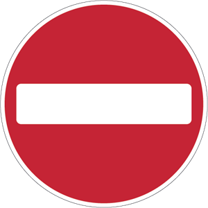 No entry Logo ,Logo , icon , SVG No entry Logo