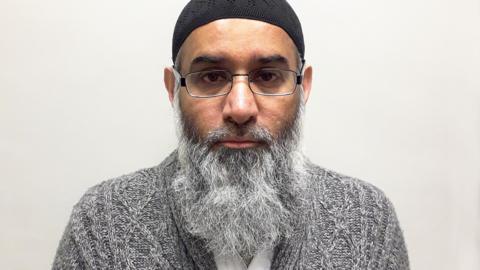 Police picture of Anjem Choudary