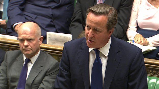 David Cameron at PMQs