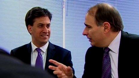 Ed Miliand and David Axelrod