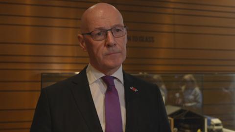 John Swinney backed Kamala Harris for the US presidency