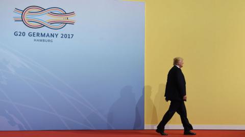 Trump at G20 in 2017