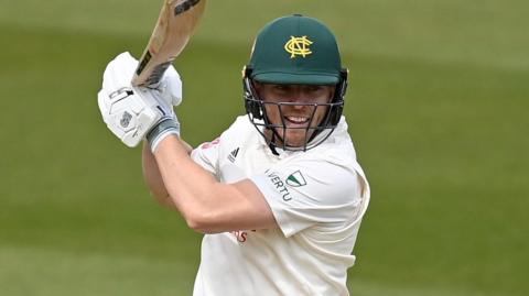 Ben Slater in action for Nottinghamshire