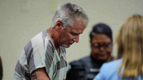 Colin Gray, the father of Apalachee High School shooting suspect Colt Gray, at the Barrow County courthouse in Georgia