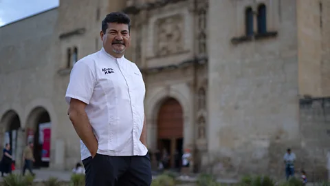 Chef Alejandro Ruiz in Oaxaca (Credit: Alberto Lopez)