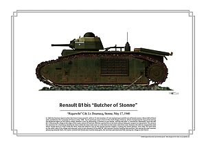 Char B1 bis Butcher of Stonne