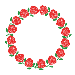 Red Rose Wreath