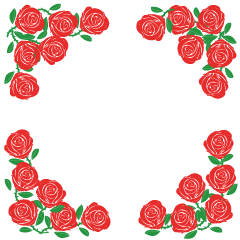 Red Rose Frame