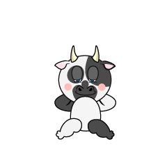 Dozing Cow