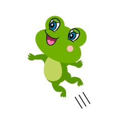 Cute Frog Jumping