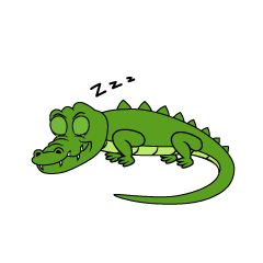 Sleeping Crocodile