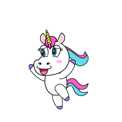 Jumping Unicorn