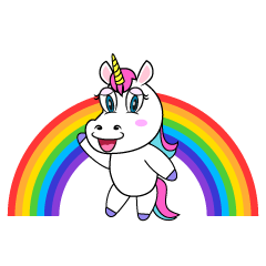 Unicorn and Rainbow