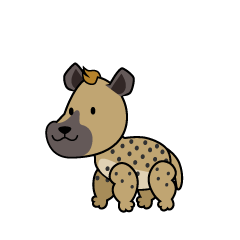 Cute Hyena