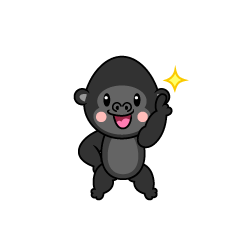 Pointing Gorilla