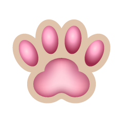 Pink Paw Print