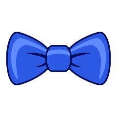 Blue Bow Tie