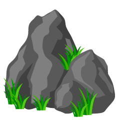 Rocks with Grass