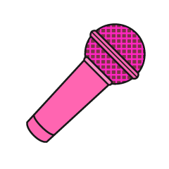 Pink Microphone