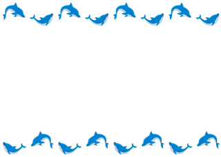 Cute Dolphin Border