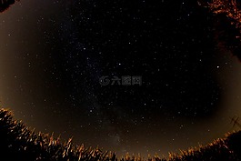 银河系,明星,夜