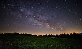 银河系,夜,银河