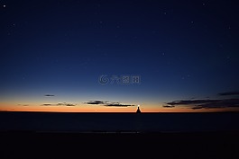 夜晚的天空,星星的夜晚,夜