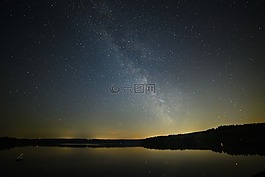 银河系,夜,明星