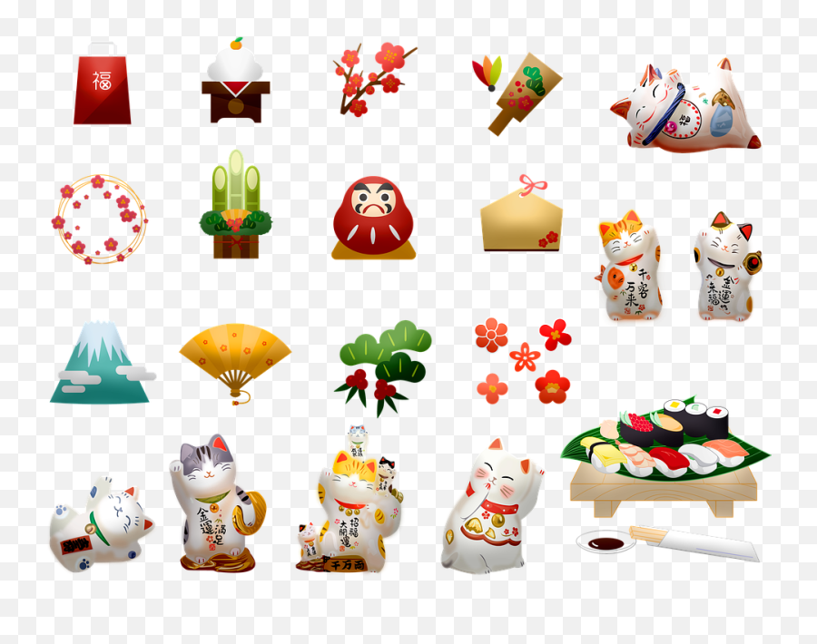 Sushi Japanese Food Kokeshi Doll Emoji,Japanese Text Emojis