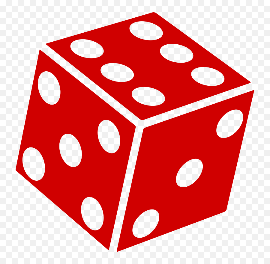 Clip Art Dice Clipart - 6 Sided Die Png Emoji,Dice Emoji