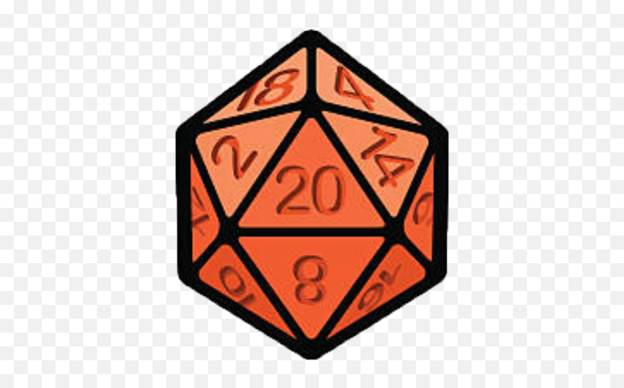 D20 - Dungeons And Dragons Emoji,Dice Emoji