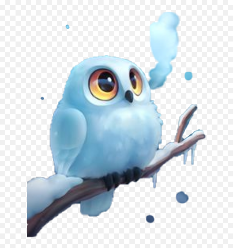 Owl Winter Snow Branch Scowls Owls - Fondos Animales Tiernos Emoji ...