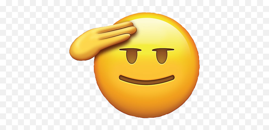 Free Salute Emoji - Salute Emoji Png,Salute Png