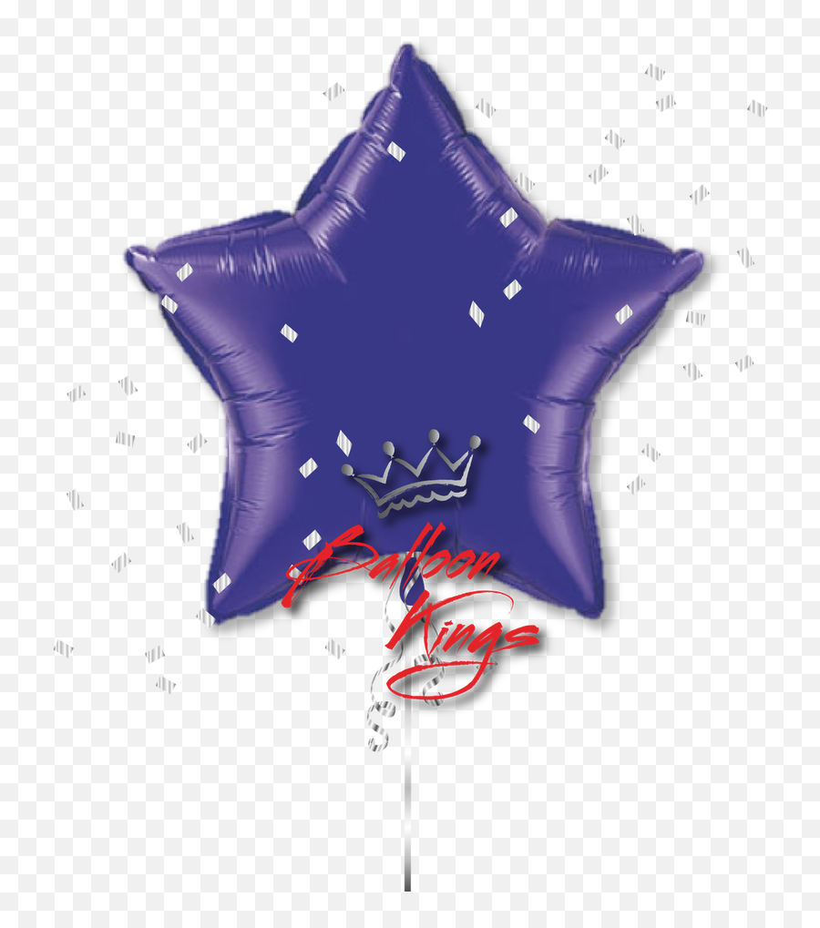 Large Purple Star - Globo Con Forma De Estrella Png,Purple Star Png