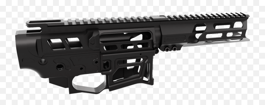 Skeletonized Lsa 15 Ar With 7 Handguard - Handguard M4 Skeletonized Png,Ar 15 Png