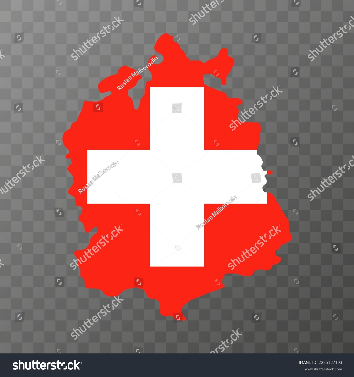 Zurich map, Cantons of Switzerland. Vector - Royalty Free Stock Vector ...