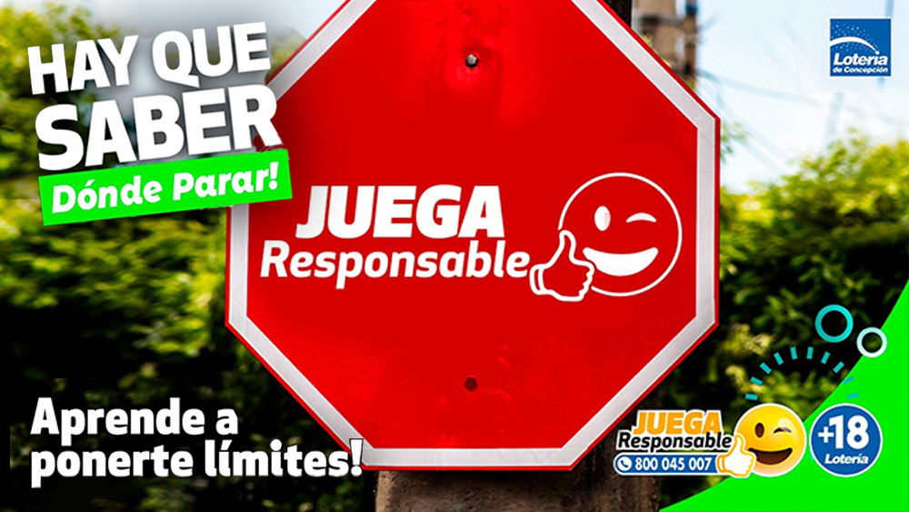 La Lotería de Concepción lanza una campaña para promover el Juego Responsable bajo el lema “Aprende a ponerte límites”