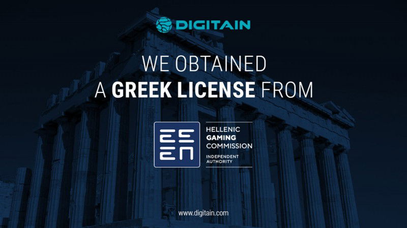 Digitain obtiene la licencia griega y amplía su presencia en el mercado europeo