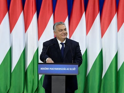 Viktor Orbán, el sábado pasado en Budapest.